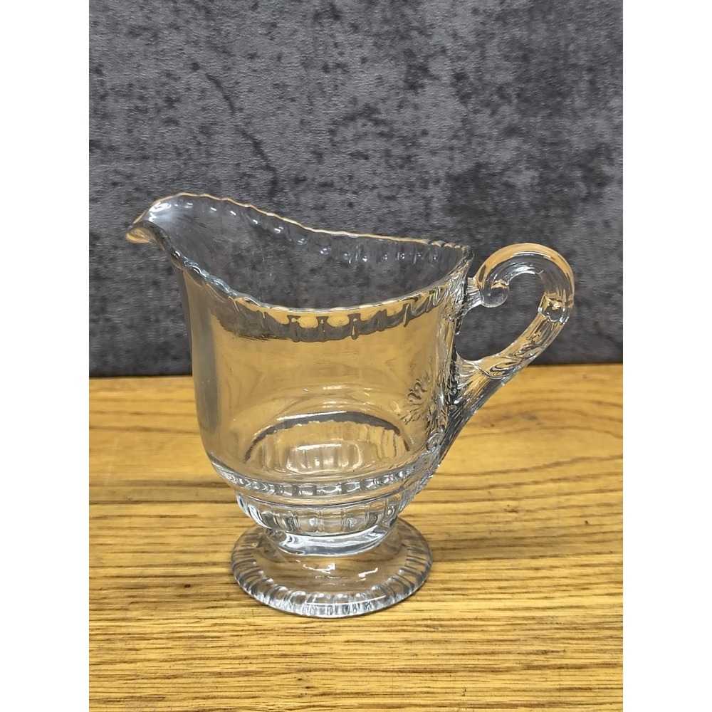 Vintage Gadroon by Cambridge Clear Glass Small Cream Kitchen